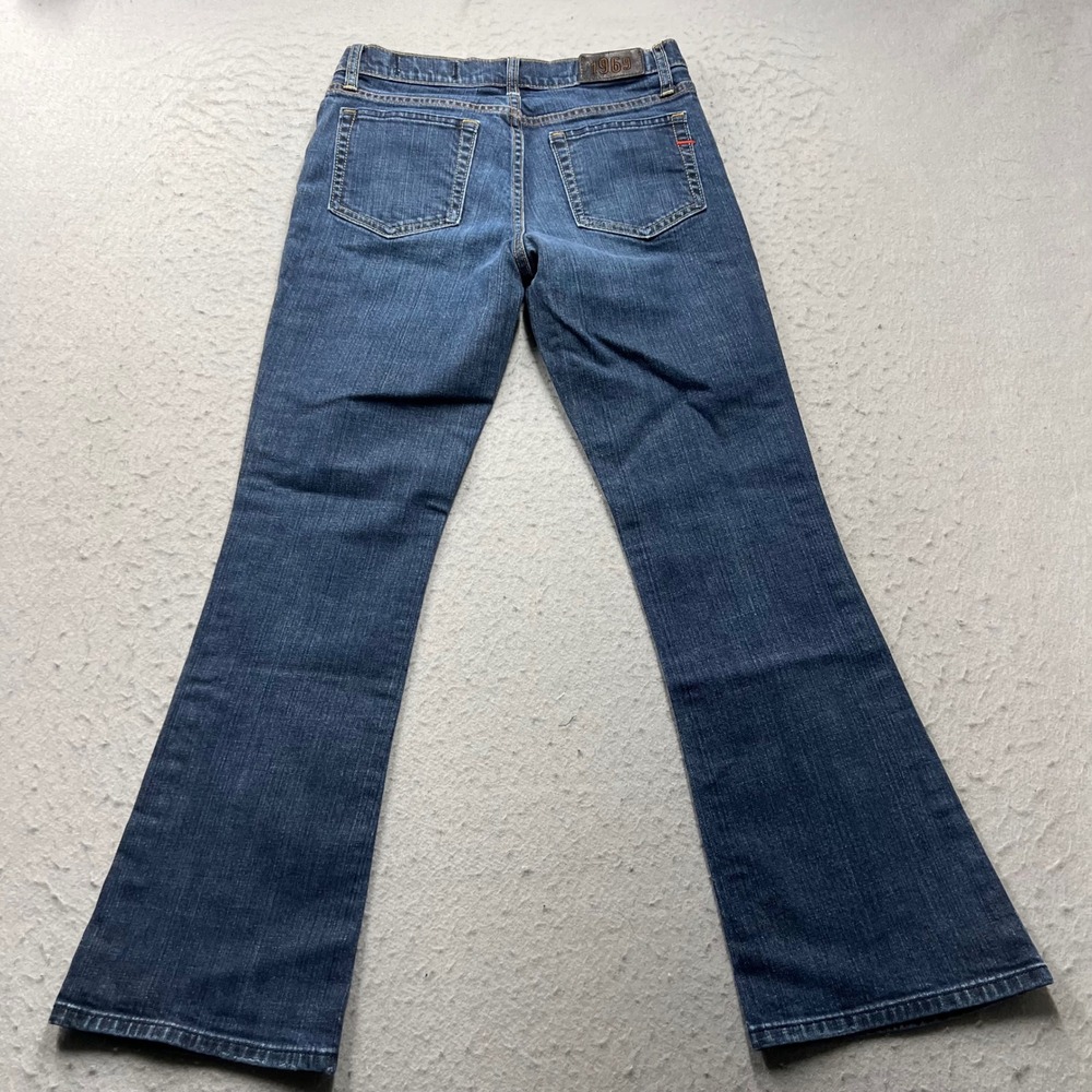 Vintage Gap 1969 Boot Cut Jeans Womens 2A Dark Wash Stretch Denim 2007 - Picture 8 of 10